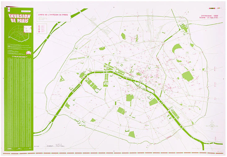 Invader, Invasion de Paris, 2.0 Map