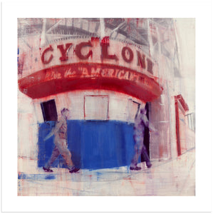 Brett Amory, "Coney Island, 8-9am (Waiting #170)" - Jonathan LeVine Gallery