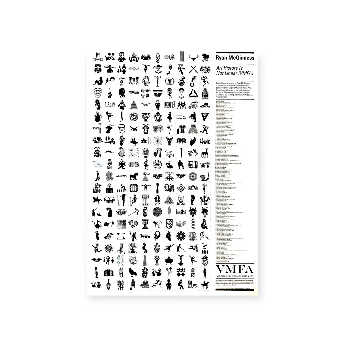 Ryan McGinness, Art History Is Not Linear, 2009