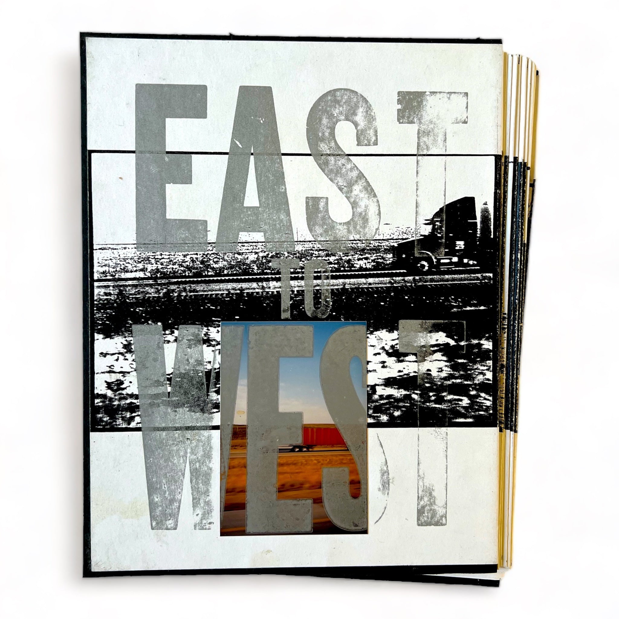 Cynthia Connolly, East To West: Trucks Driving, 1999