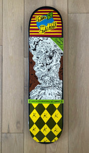 Mark Gonzales x Krooked Skateboards "Dan Drehobl Volcano", 2003