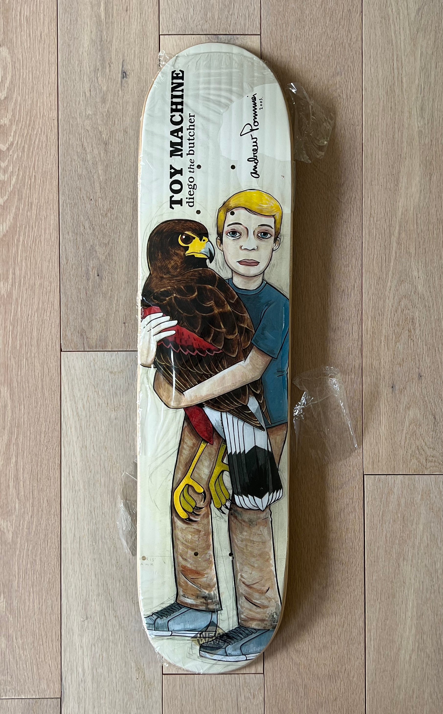 Andrew Pommier x Toy Machine "Diego The Butcher Hawk", 2004 SIGNED